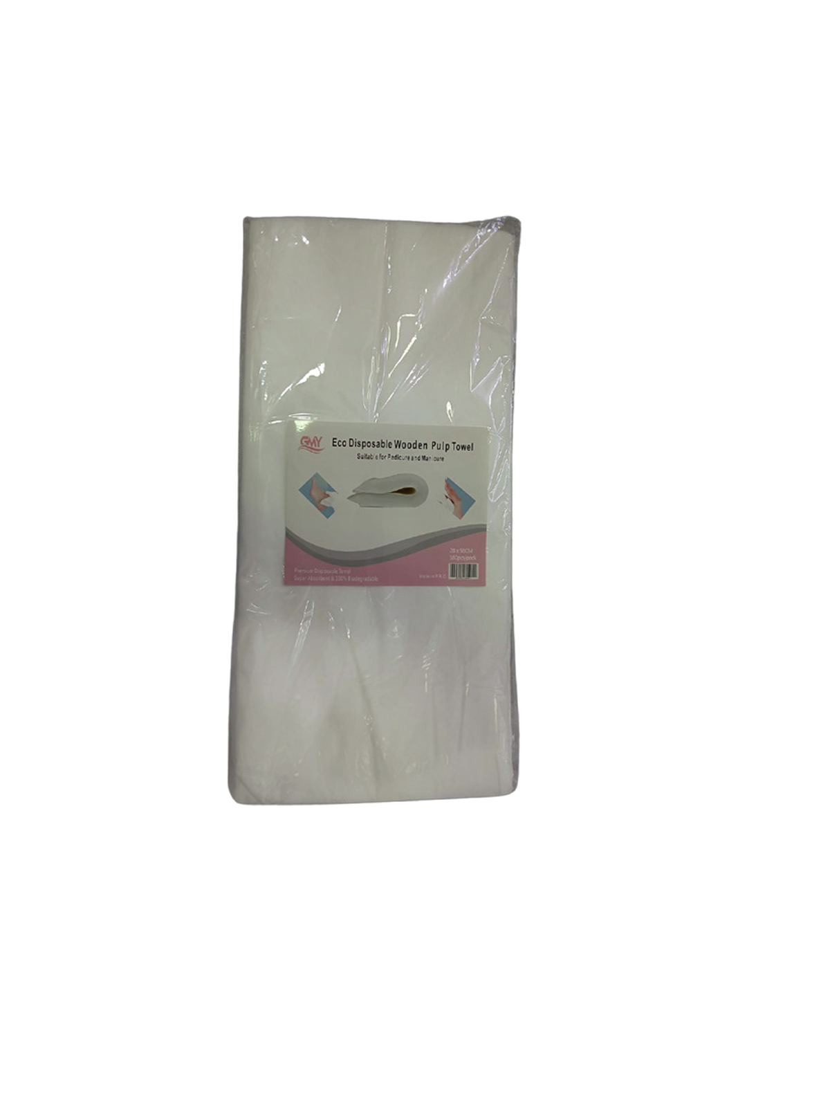 Eco Disposable wooden Pulp Towel Suitable for pedicure & manicure