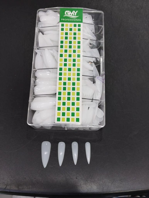 GMY NORMAL NAIL EXTENSION ALMOND / WHITE