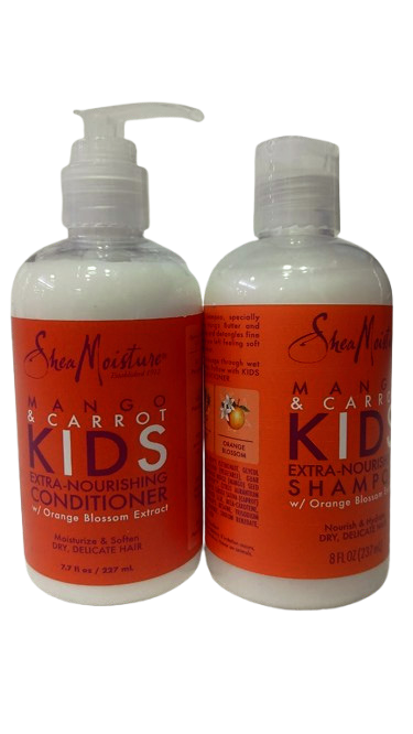 SHEA MOISTURE MANGO & CARROT SHAMPOO / CONDITIONER